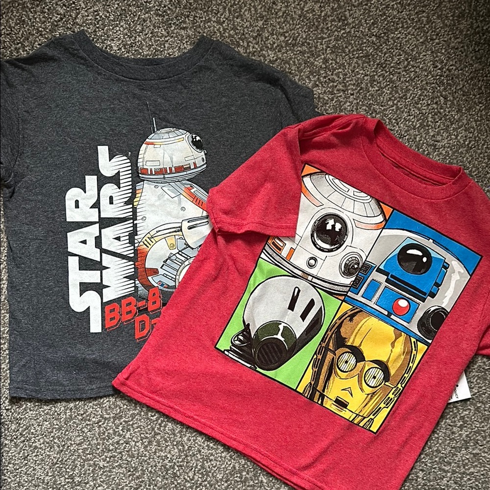 Boys Star Wars Graphic Tees - Size 4